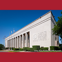 Photograph of the Lorenzo de Zavala State Library and Archives Building at 1201 Brazos St., at he corner of E 12th at San Jacinto Blvd. in Austin, Texas. Photograph by Casey Dunn Professional Photography.